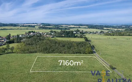 Prodej stavebního pozemku 7 160 m², Brodek u Konice, okres Prostějov