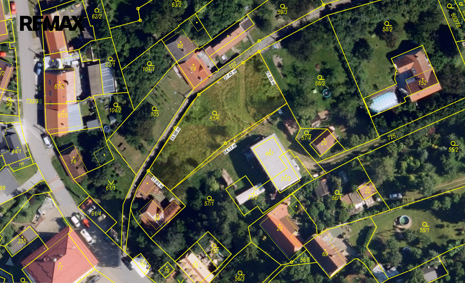 Prodej stavebního pozemku 1 047 m²