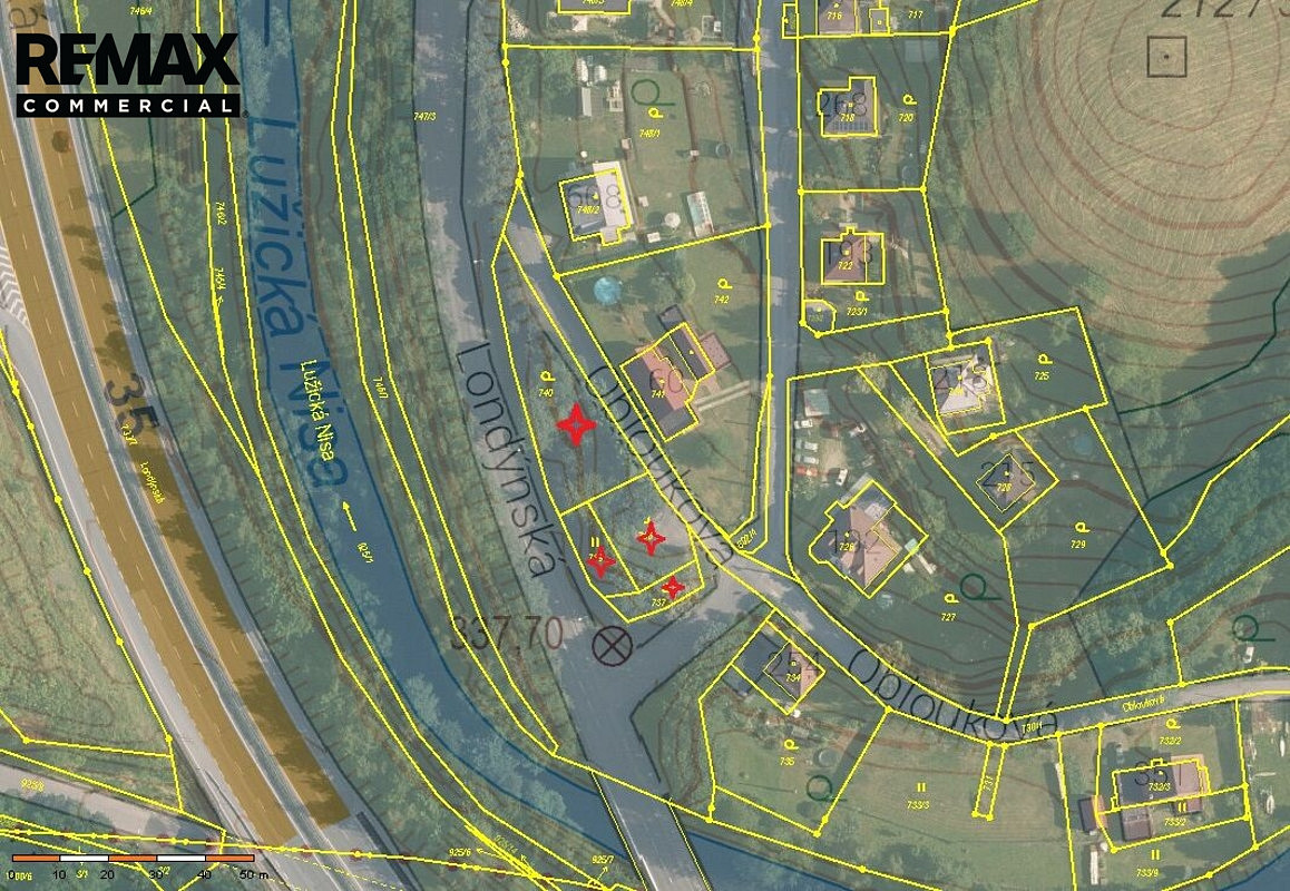 Prodej stavebního pozemku 1 259 m² – pohled 5