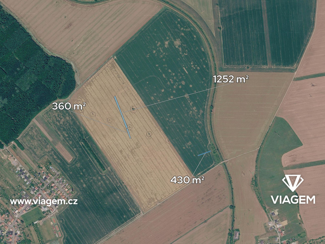 Prodej pole 1 706 m² — photo 2