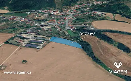 Prodej pole 4 785 m², Částkov, okres Uherské Hradiště