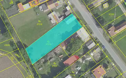 Prodej stavebního pozemku 1 227 m², Vrbice, okres Nymburk