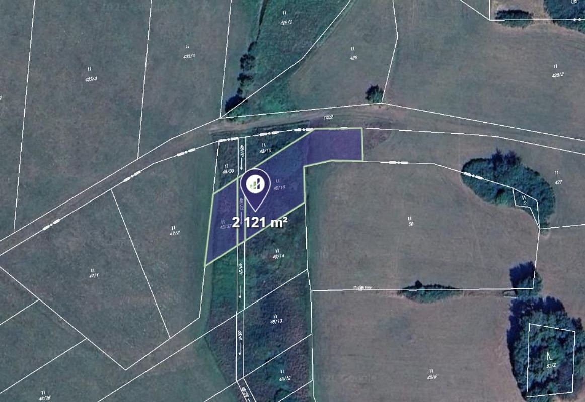 Prodej louky 2 121 m²