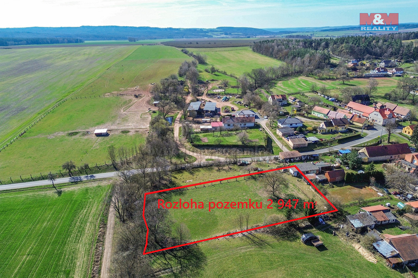Prodej stavebního pozemku 2 948 m²