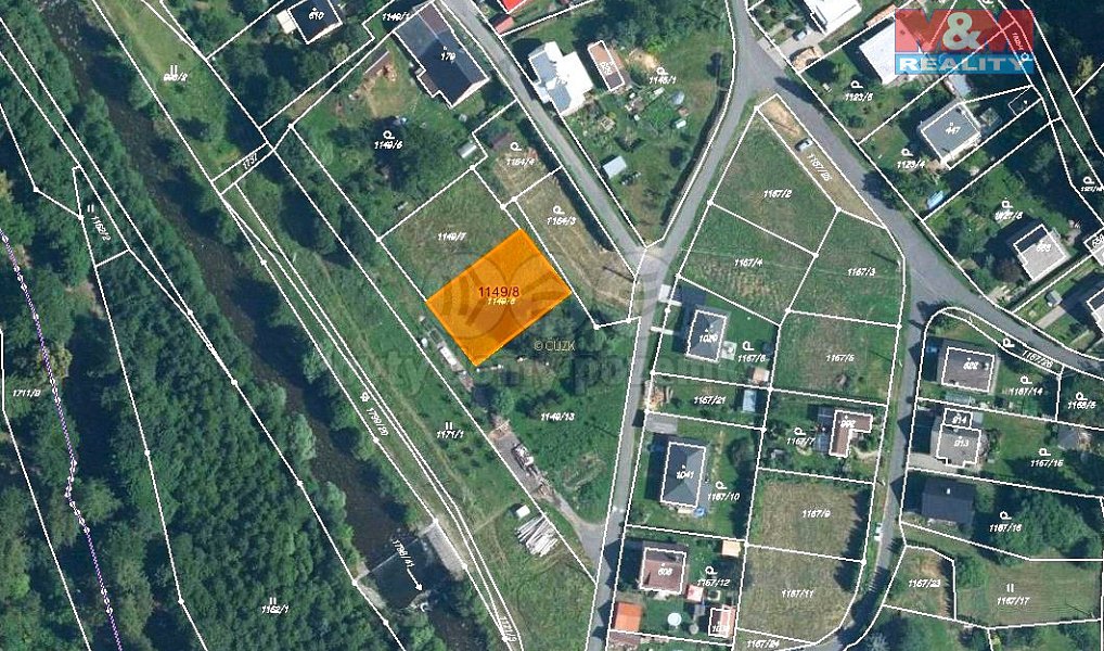 Prodej pozemku 603 m², Karlovice – náhled fotky 3