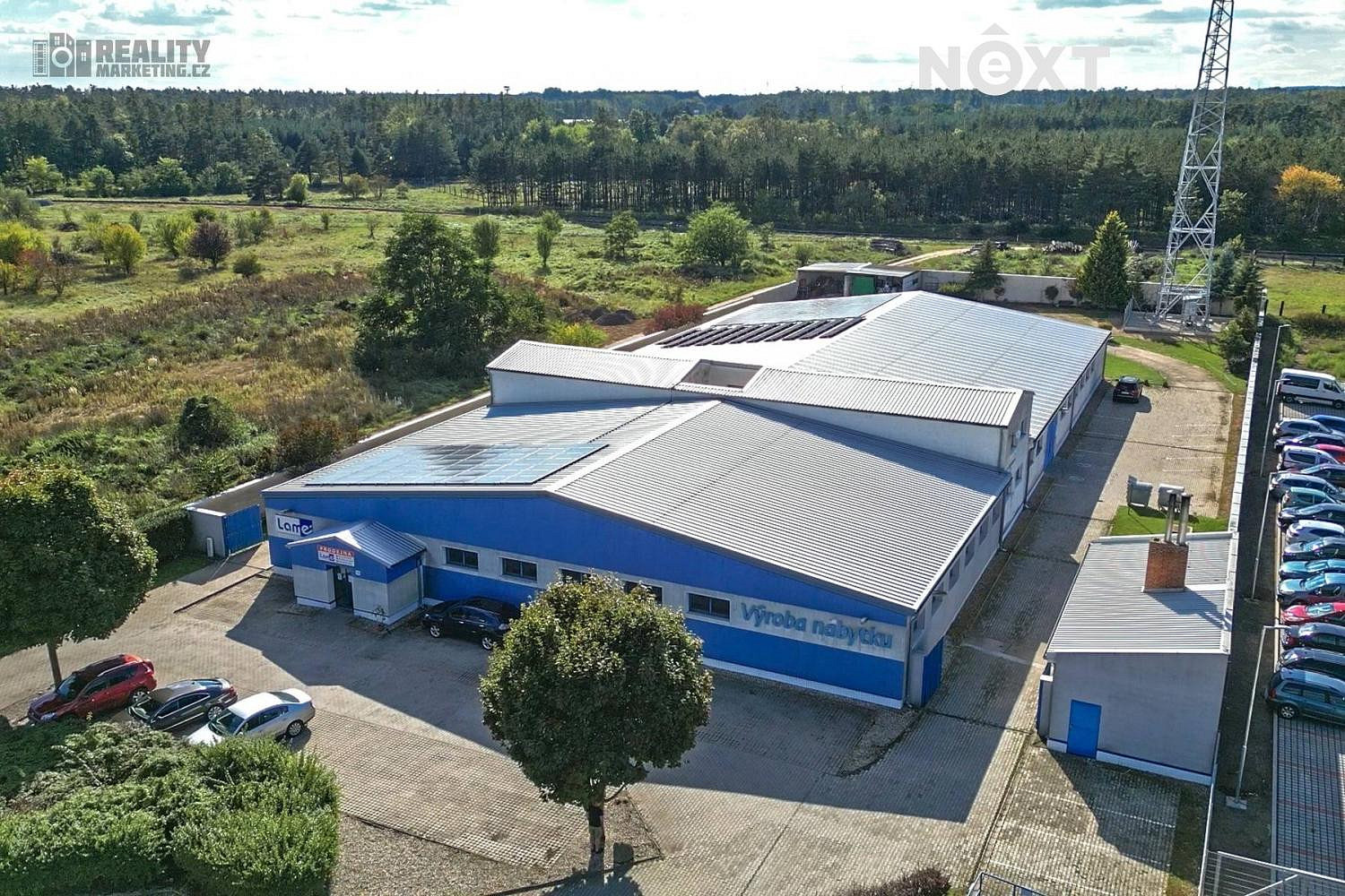 Prodej výrobních prostor 1 917 m²