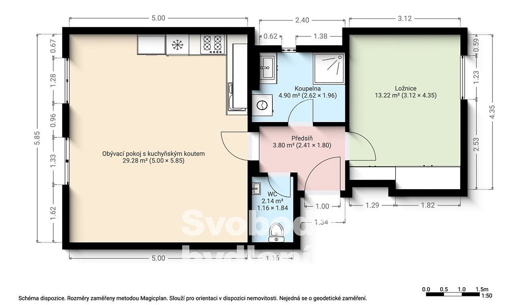 Pronájem bytu 2+kk 51 m², Praha – náhled fotky 22