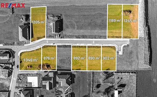 Prodej stavebního pozemku 902 m², Stolany, okres Chrudim