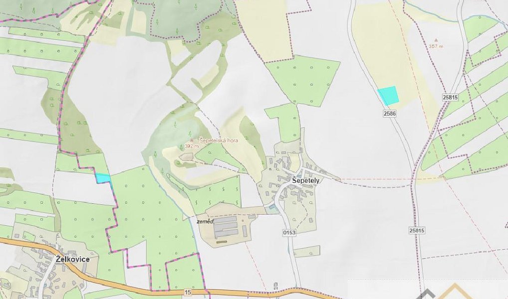 Prodej pole 5 989 m², Třebívlice – fotka 1 z 4