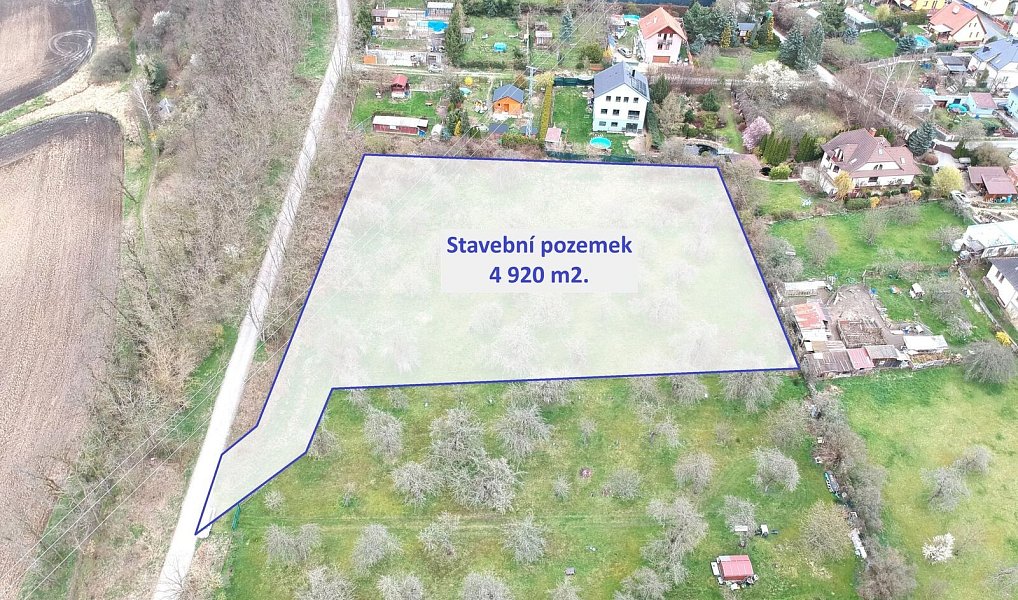 Prodej stavebního pozemku 4 920 m², Plzeň – fotka 1 z 12