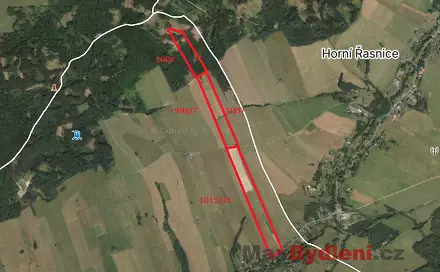 Prodej pole 284 223 m², Dolní Řasnice, okres Liberec