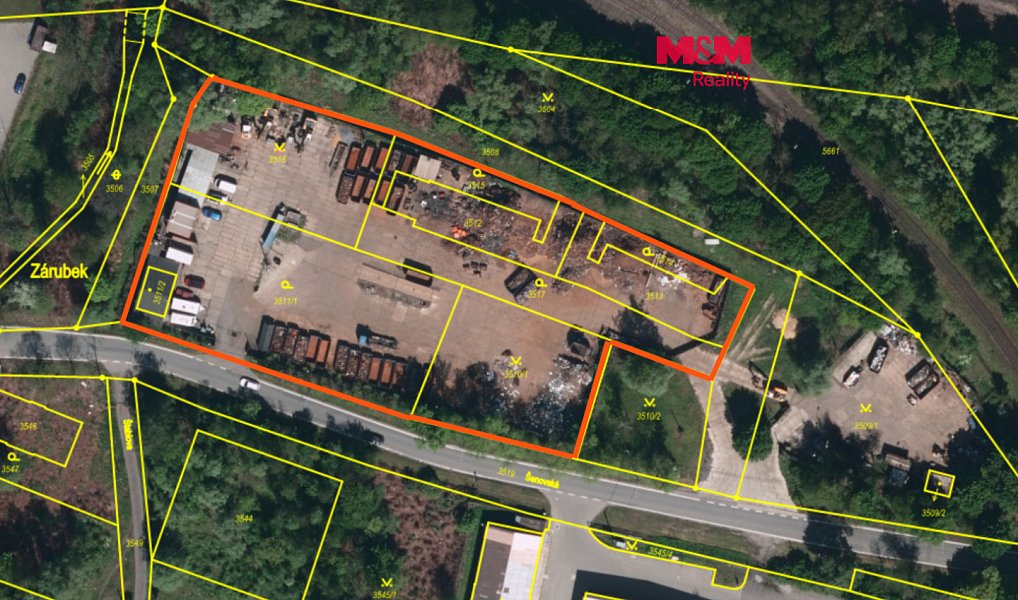 Prodej komerčního pozemku 7 578 m², Ostrava – fotka 1 z 5