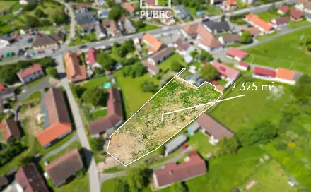 Prodej stavebního pozemku 2 325 m², Měcholupy, okres Plzeň-Jih