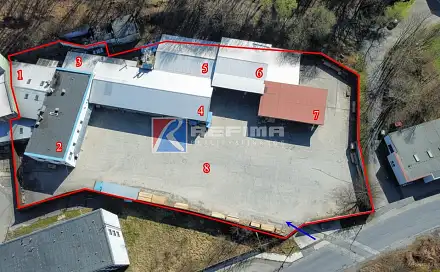 Prodej výrobních prostor 2 008 m², Dukelských hrdinů, Hlubočky, okres Olomouc