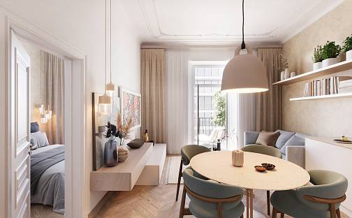 Prodej bytu 2+kk 46 m², Křižíkova, Praha 8 - Karlín