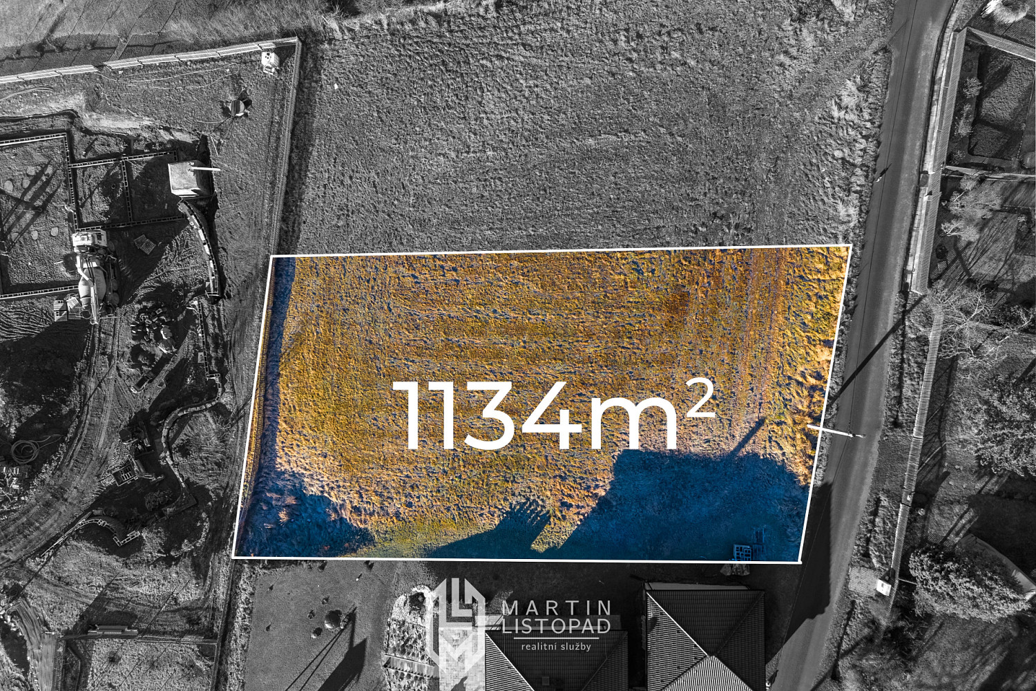 Prodej stavebního pozemku 1 134 m² – fotografie 2