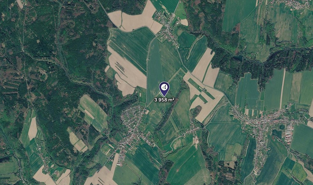Prodej pole 3 958 m², Slatina – náhled fotky 2
