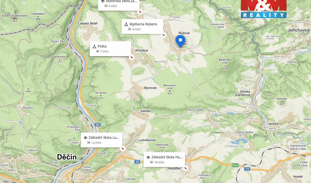 Prodej stavebního pozemku 2 091 m², Růžová – náhled fotky 11