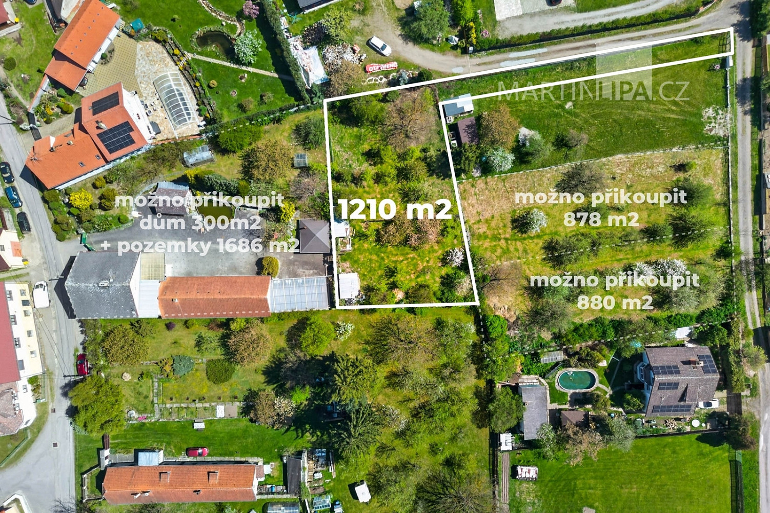 Prodej stavebního pozemku 1 210 m² — photo 2