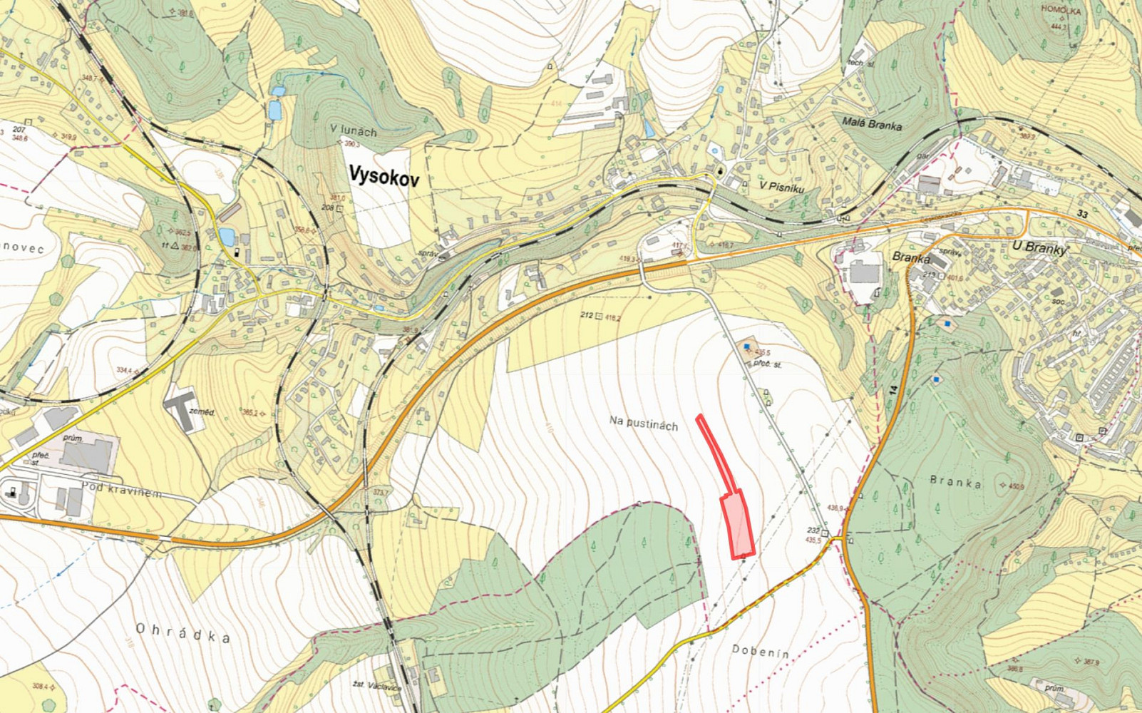 Prodej pole 12 645 m² — photo 2