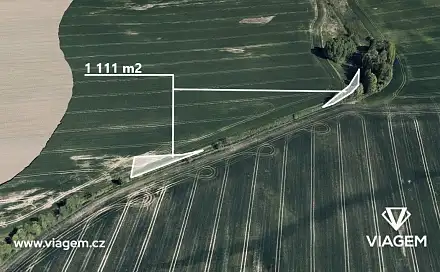 Prodej pole 1 111 m², Cheb