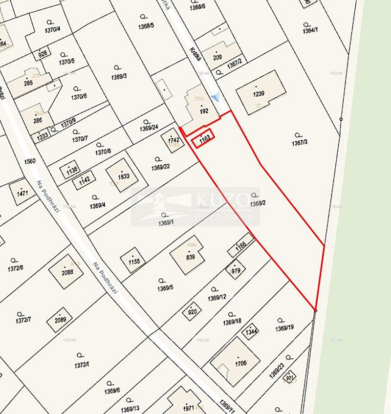 Prodej stavebního pozemku 1 285 m² - Widok 4