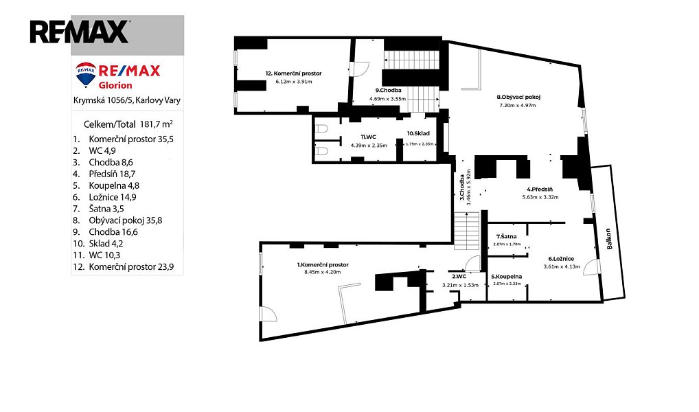 Prodej obchodních prostor 158 m², Cheb – náhled fotky 20