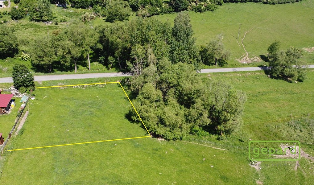 Prodej stavebního pozemku 975 m², Hořice na Šumavě – náhled fotky 2