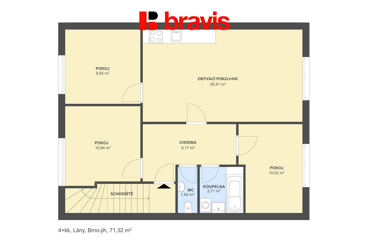 Prodej bytu 4+kk 71 m² — photo 5