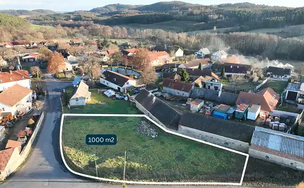 Prodej stavebního pozemku 1 000 m², Jablonná - Horní Hbity, okres Příbram