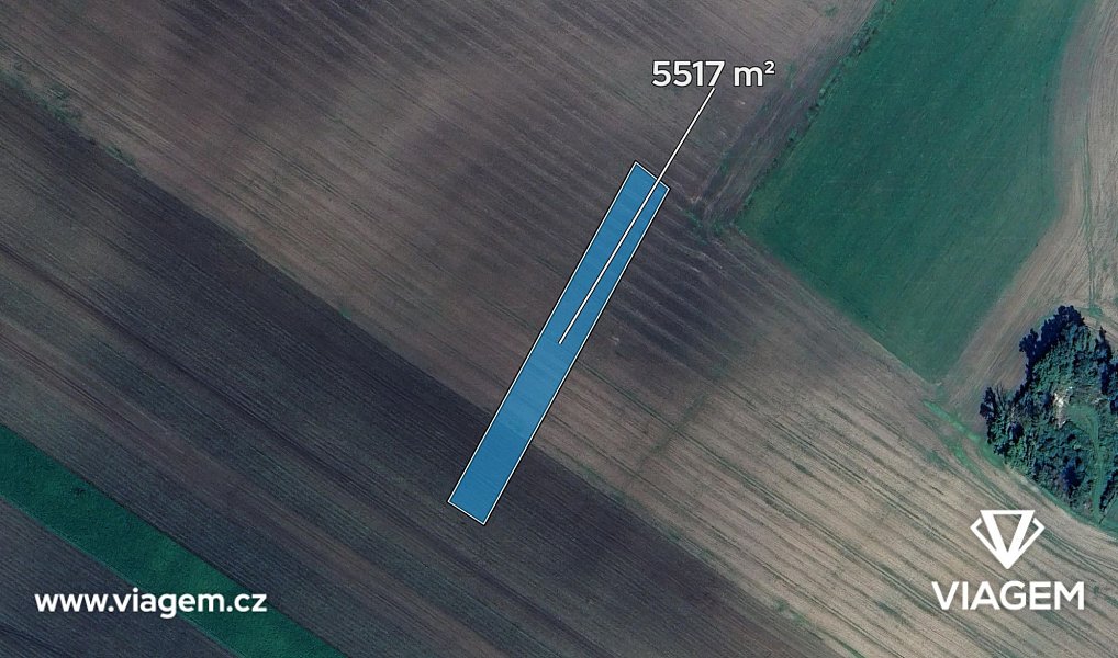 Prodej pole 459 m², Smidary – náhled fotky 2