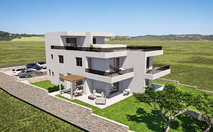 Prodej bytu atypického 104 m², Tribunj, Šibensko-kninska županija, Chorvatsko
