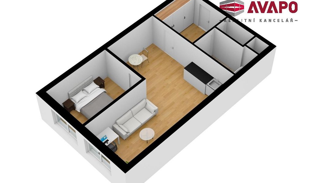 Pronájem bytu 2+kk 58 m², Opava – náhled fotky 16