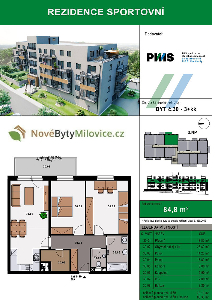 Prodej bytu 3+kk 86 m² — photo 2