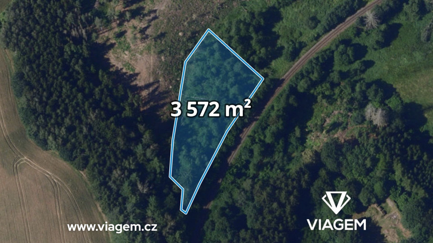 Prodej lesa 1 786 m²