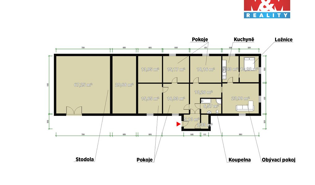 Prodej domu 181 m² s pozemkem 3 933 m², Kbel – náhled fotky 20