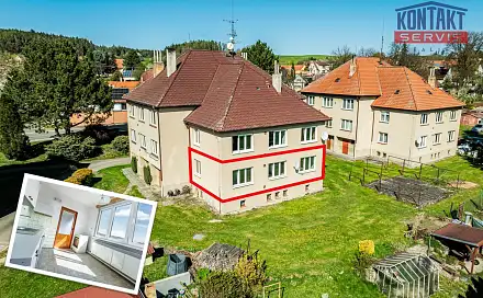 Prodej bytu 3+1 64 m², Podolí I, okres Písek