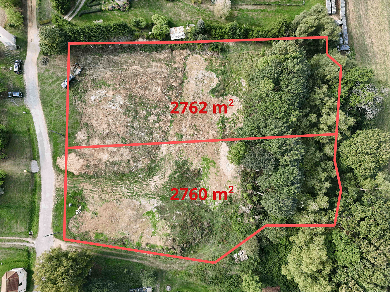 Prodej stavebního pozemku 2 760 m² – fotografie 2