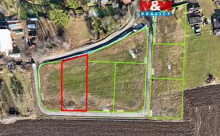 Prodej stavebního pozemku 862 m², Nová Ves u Chotěboře, okres Havlíčkův Brod