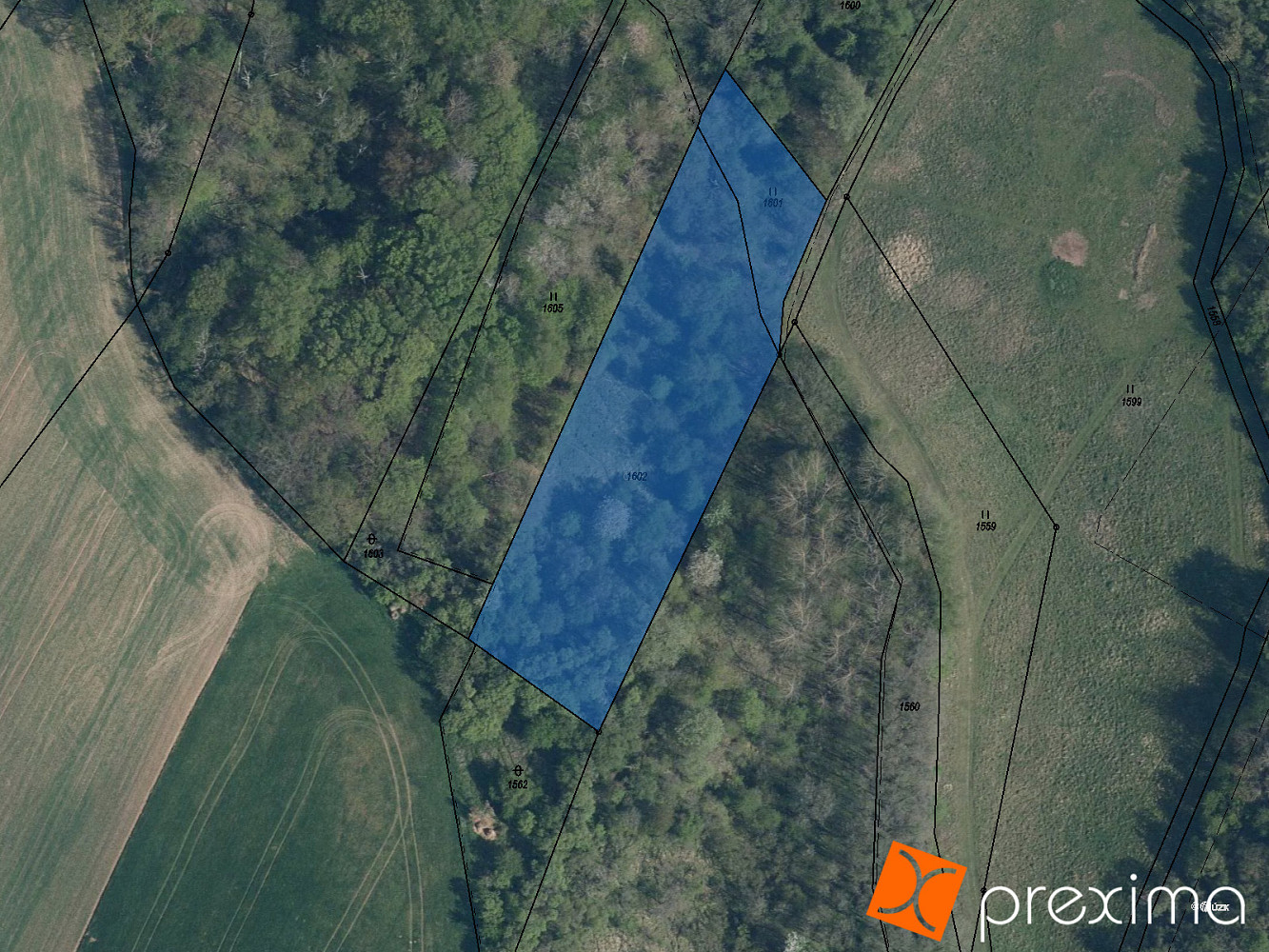 Prodej pozemku 2 009 m²