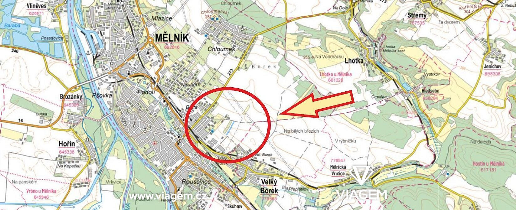 Prodej pole 2 045 m² – fotografie 3