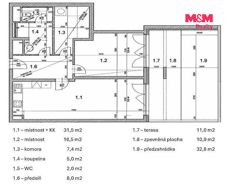 Prodej bytu 2+kk 71 m² – fotografie 3