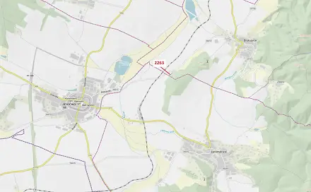 Dražba lesa 658 m², Jaroměřice