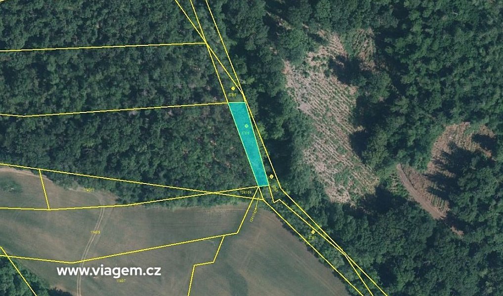 Prodej pole 223 m², Hlína – náhled fotky 2