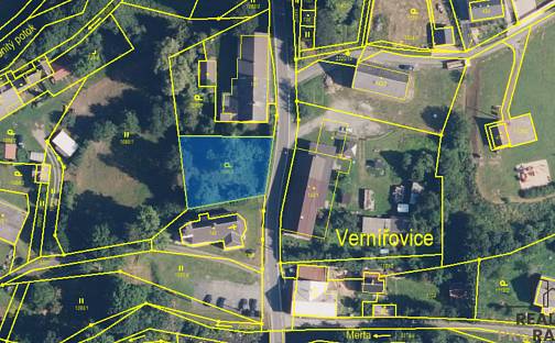 Prodej stavebního pozemku 799 m², Vernířovice, okres Šumperk
