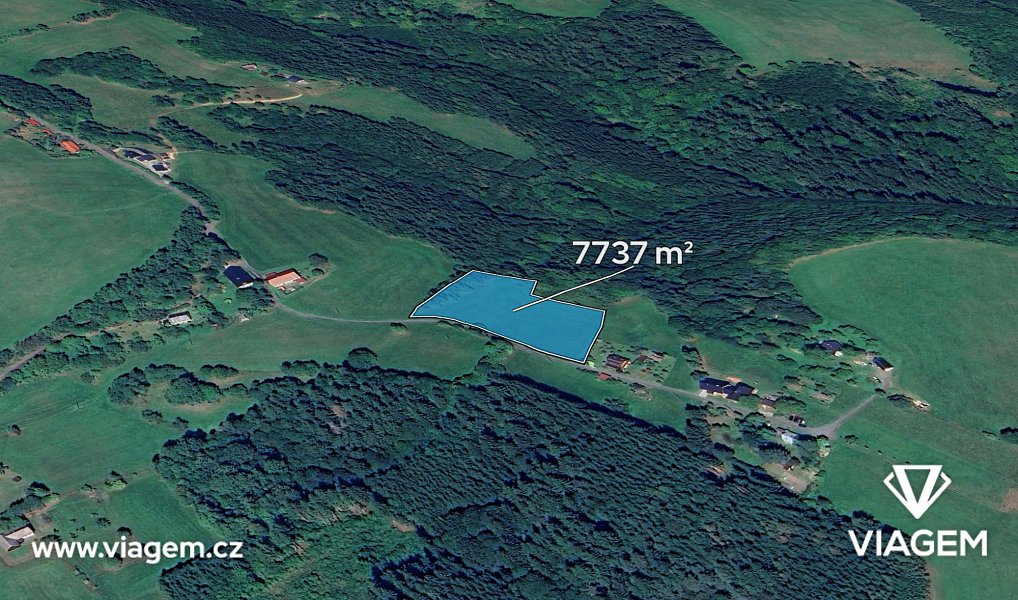 Prodej zahrady 1 289 m², Cotkytle – fotka 1 z 5