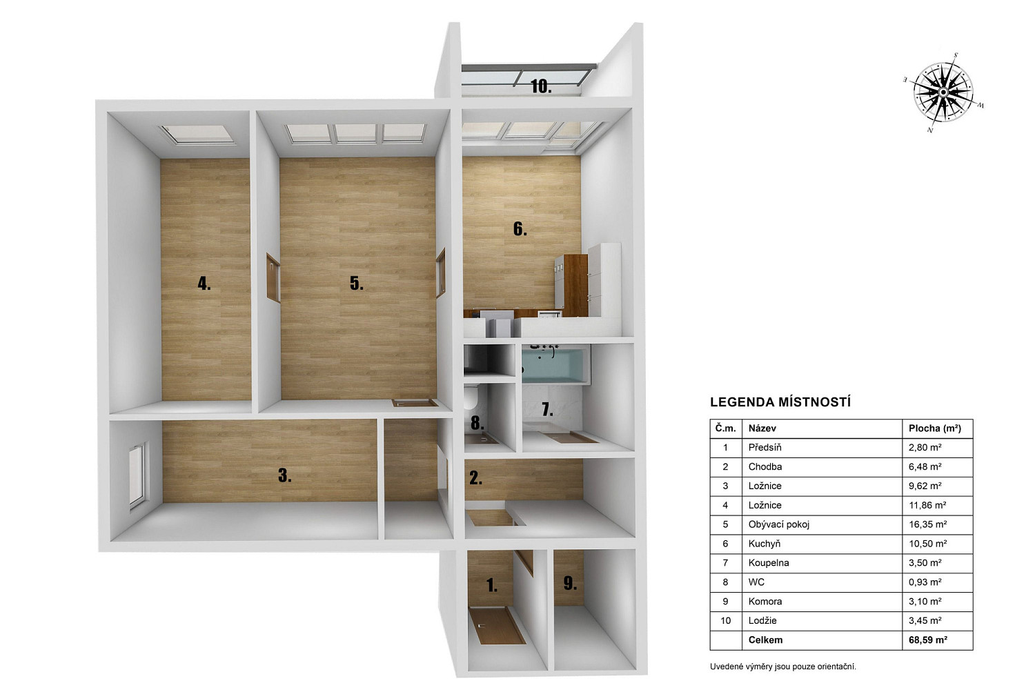 Prodej bytu 3+1 69 m² – fotografie 5