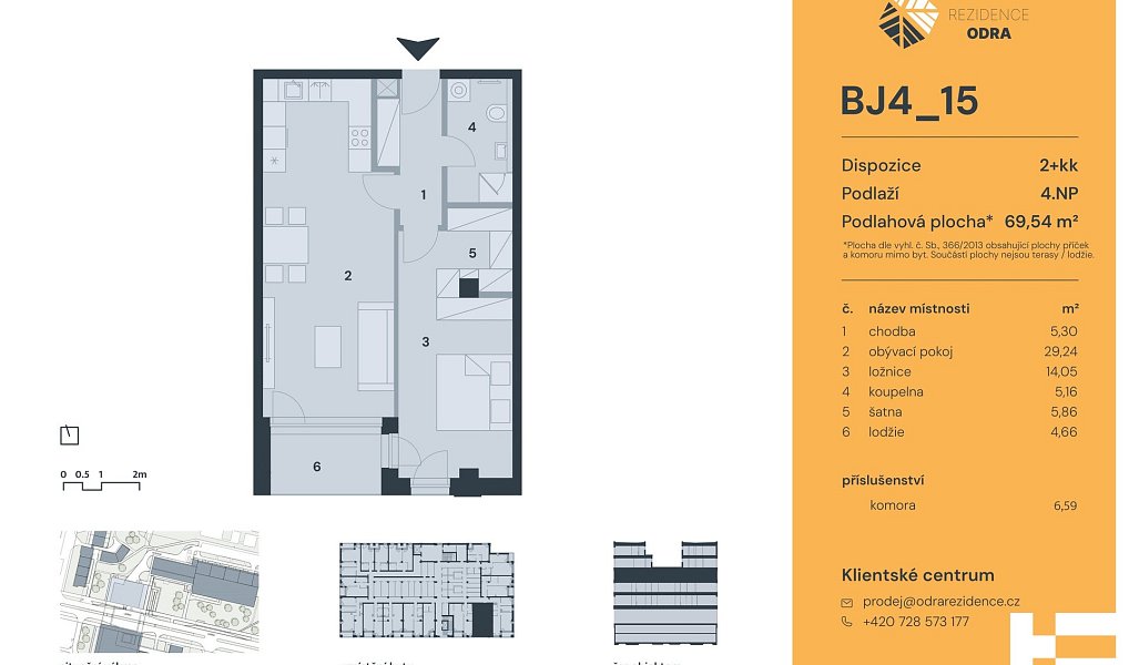 Prodej bytu 2+kk 61 m², Praha – náhled fotky 3