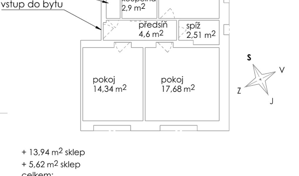 Prodej bytu 3+1 79 m², Hradec Králové – náhled fotky 15