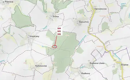 Dražba lesa 3 483 m², Šišma